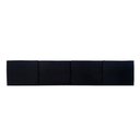 Ver imagem 6 de Cabeceira Painel para Cama Box Casal Queen Tecido Veludo - 1 Módulo 30x40cm Preto