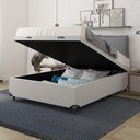Ver imagem 4 de Cama Box Baú Casal - 44x138x188cm - Couro Branco