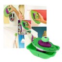 Ver imagem 4 de Kit Rolo de Pintura Magico sem Sujeira Anti Respingo Inteligente Pintar Parede Automatico Facil