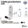 Cabide Preto Fosco Soft 195 Fani - 2