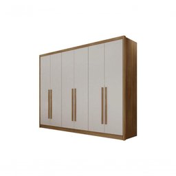 Guarda Roupa Casal 6 Portas 8 Gavetas Maldivas-cumaru-fendi Móveis Novo Horizonte - 2