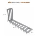Ver imagem 3 de Frame Adaptador Cabeceira Box Casal Queen King Solteiro Cor Prateado - Sallar Home