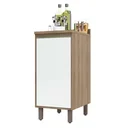 Ver imagem 1 de Balcão Cozinha 1 Porta 40 - Módulo Cozinha Mel - Luciane 1301:Branco