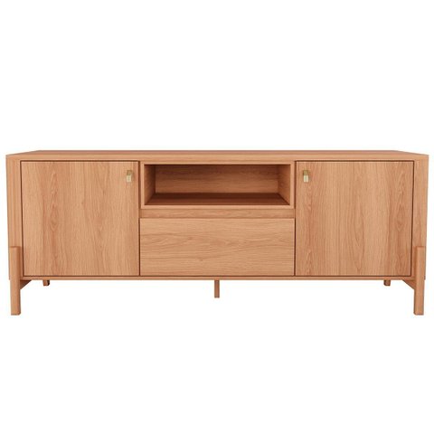 Rack Bancada para TV de até 70" 2 Portas 1 Gaveta Gleyce Jequitiba