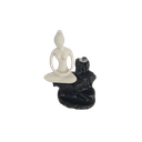 Ver imagem 2 de Incensário Cascata para Incenso Cone Yogui Branco