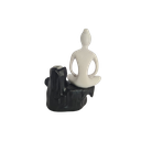 Ver imagem 3 de Incensário Cascata para Incenso Cone Yogui Branco