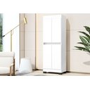 Ver imagem 1 de Armário Multiuso Escritório Quarto 4 Portas Toquio Branco - Rede Móveis