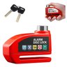 Trava de Disco Freio Cadeado Moto Sensor Alarme Sonoro 110db Sirene Anti Roubo Furto Motocicleta Bic - 1