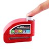 Trava de Disco Freio Cadeado Moto Sensor Alarme Sonoro 110db Sirene Anti Roubo Furto Motocicleta Bic - 2
