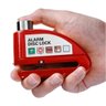 Trava de Disco Freio Cadeado Moto Sensor Alarme Sonoro 110db Sirene Anti Roubo Furto Motocicleta Bic - 6
