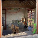 Ver imagem 3 de Guirlanda de Pompons Colorida 20 Pompons 2.8m Arco Iris