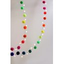 Ver imagem 2 de Guirlanda de Pompons Colorida 20 Pompons 2.8m Arco Iris