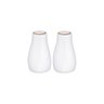 Saleiro e Pimenteiro em Porcelana Royal Branco com 2 Peças Haüskraft - 1