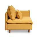 Ver imagem 5 de Sofá Modular Braço Lateral com Pé Madeira Sôma CabeCasa MadeiraOriginals Amarelo Mostarda