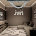 Ver imagem 3 de Luminária de Teto em Cristais 30mm para Quarto, Hall Social:35cm