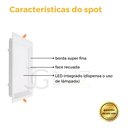 Ver imagem 4 de Kit 58 Painel de Embutir Led 18w Quadrado 3000k 4000k 6500k - Branco - Bco Frio 6500k - 110v/220v
