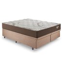 Ver imagem 2 de Base Box Baú Bipartido Casal 138x188 Linho com Colchão Relax Adorabile Molas Ensacadas