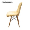 Ver imagem 2 de Capa para cadeira eames peluda Bege luxo