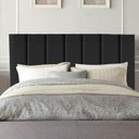 Ver imagem 2 de Cabeceira Cama Box Queem Estofada Carla 160cm Suede:preto