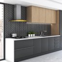 Ver imagem 3 de Coifa Terim de Parede Clean Vidro Curvo Amarela Kroma 60cm Amarelo 220v