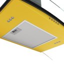 Ver imagem 2 de Coifa Terim de Parede Clean Vidro Curvo Amarela Kroma 60cm Amarelo 220v