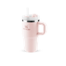 Copo Quencher Stanley com Canudo com Alça 591ml - Rose Quartz - 2