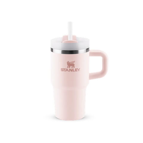 Copo Quencher Stanley com Canudo com Alça 591ml - Rose Quartz