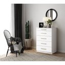 Ver imagem 1 de Cômoda 5 Gavetas 100% MDF Versatile