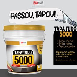 Massa Flex Tapa Tudo 5000 - Pote De 90g - 3 Massa Flex Tapa Tudo 5000 - Pote De 90g - 3