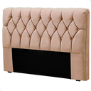 Ver imagem 1 de Cabeceira Cama Casal Box Estofada 1,4m Quarto Suede Istambul:bege