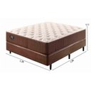 Ver imagem 3 de Conjunto de Quarto 2 Peças 1 Base Box Casal e 1 Colchão Uni Ecoflex Marrom