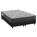 Ver imagem 1 de Cama Box Queen: Colchão Espuma D33 Ortobom /EP ISO 100 Ultra Firme + Base CRC Suede Gray(158x198)