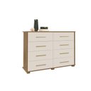 Ver imagem 2 de Cômoda 8 Gavetas 100% MDF Lis