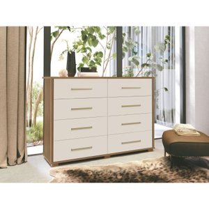 Cômoda 8 Gavetas 100% MDF Lis