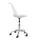 Ver imagem 3 de Cadeira Office com Rodizio Giratória Saarinen - Branco