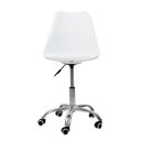 Ver imagem 4 de Cadeira Office com Rodizio Giratória Saarinen - Branco