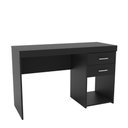 Ver imagem 4 de Mesa de Escritório Malta 120cm 2 Gavetas Preto Politorno Móveis
