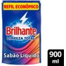 Lava Roupa Brilhante Sabão Liquido Limpeza Total Refil 900 Ml - 2