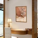 Ver imagem 1 de Espelho Decorativo com Moldura Dupla Empório do Adesivo Moldura Madeira 90 X 60cm