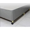 Ver imagem 1 de Faixa para Base Colchão Solteiro 30cm Altura:suede Grafite