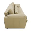 Ver imagem 7 de Sofá Retrátil Elétrico Sala de Estar Nolan Bipartido 332cm Conforto Premium em Couro Bege G58 - Gran