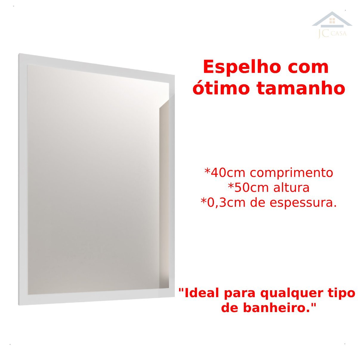 Espelheira Armário para Banheiro Espelho Cronos Várias Cores:branco - 5