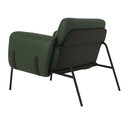 Ver mais imagens de Kit Poltrona Cadeira Decorativa + Puf Serrana Zahav Estofado:courino Sintético Verde