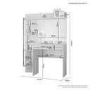 Ver imagem 2 de Penteadeira Camarim Encanto Jcm:branco