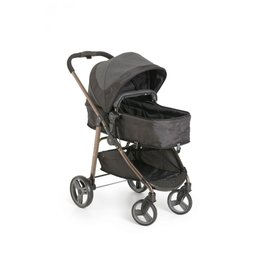CARRINHO MOISES OLYMPUS PRETO + BEBE CONFORTO + BASE - GALZERANO - 4