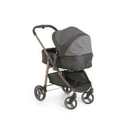 CARRINHO MOISES OLYMPUS PRETO + BEBE CONFORTO + BASE - GALZERANO - 2