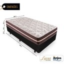 Ver imagem 3 de Cama Box Solteiro + Colchão de Molas Anjos Classic Superlastic 88cm