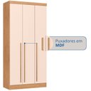 Ver imagem 7 de Guarda-Roupa Modulado 3 Portas Infinity Marrom/Cedro/Blush Line