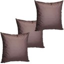 Ver imagem 1 de 3 Almofadas Cheias para Sofá Decorativas Impermeáveis Grande Marrom