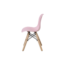Ver imagem 4 de Kit 2 Cadeiras Eames Eiffel Infantil Rosa Espaço Kids Quarto Brinquedoteca - La Mobilia